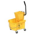 Protectionpro Mop Bucket Wringer Combo- 3in. Casters- 26 qt.- Yellow PR509902